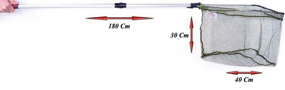 Captain 6705 Kepçe 2 Parça 180cm Teleskopik Kepçe 40x30cm Tor