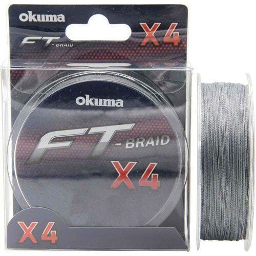 Okuma Ft-X4 Braided Line 150 mt Grey Örgü İp 0,165 mm