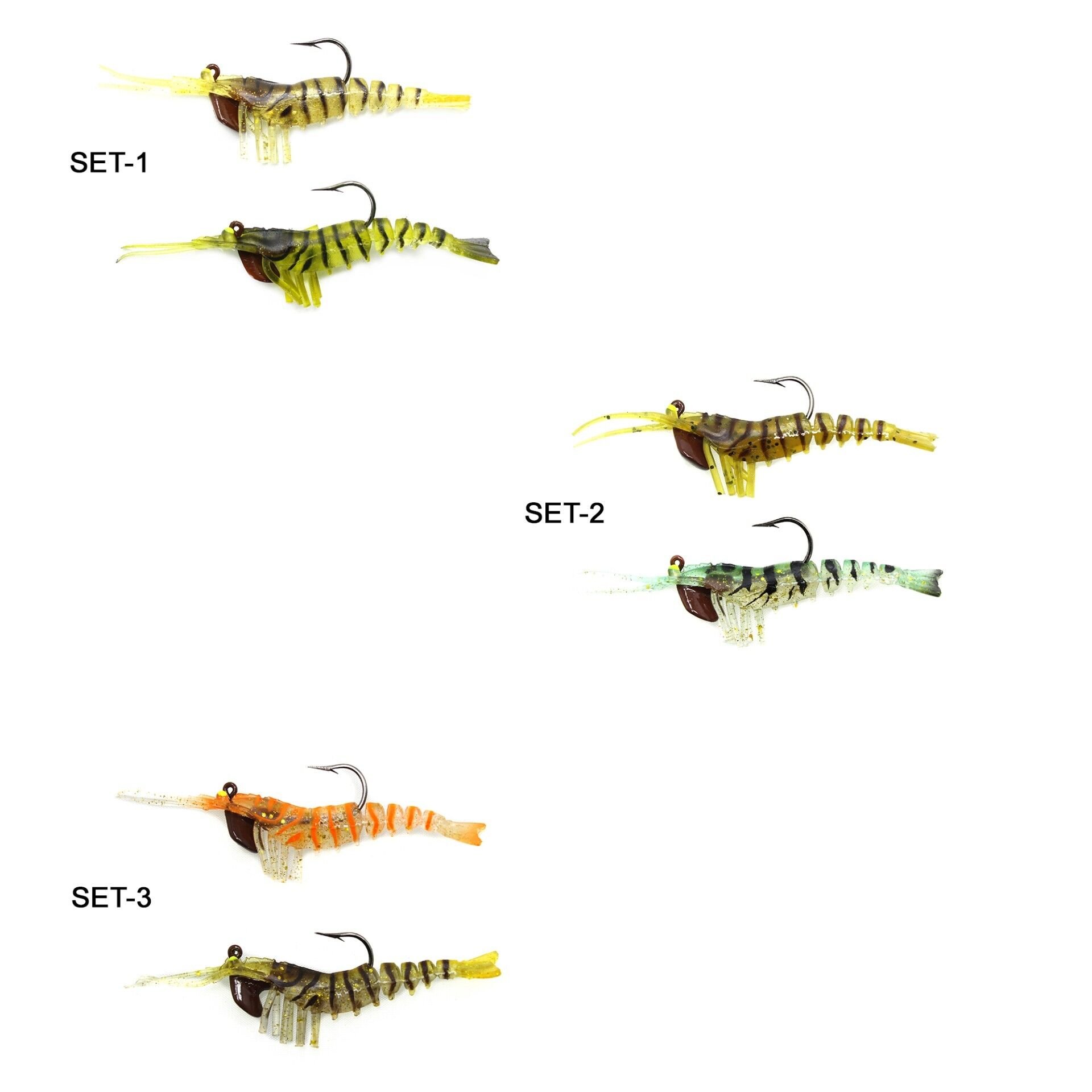 Captain Karides 50mm Magic Shrimp 3.7gr 2li Silikon Suni yem
